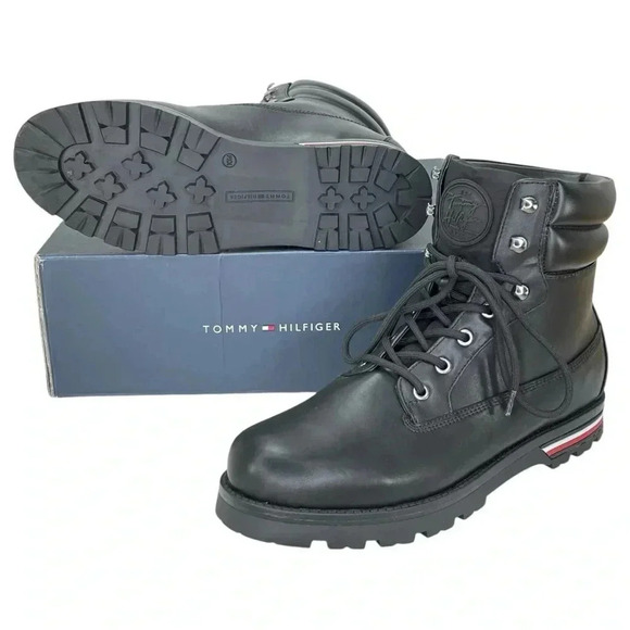 Tommy Hilfiger Melise Black Womens Ankle Boots Size 10M - Picture 11 of 12